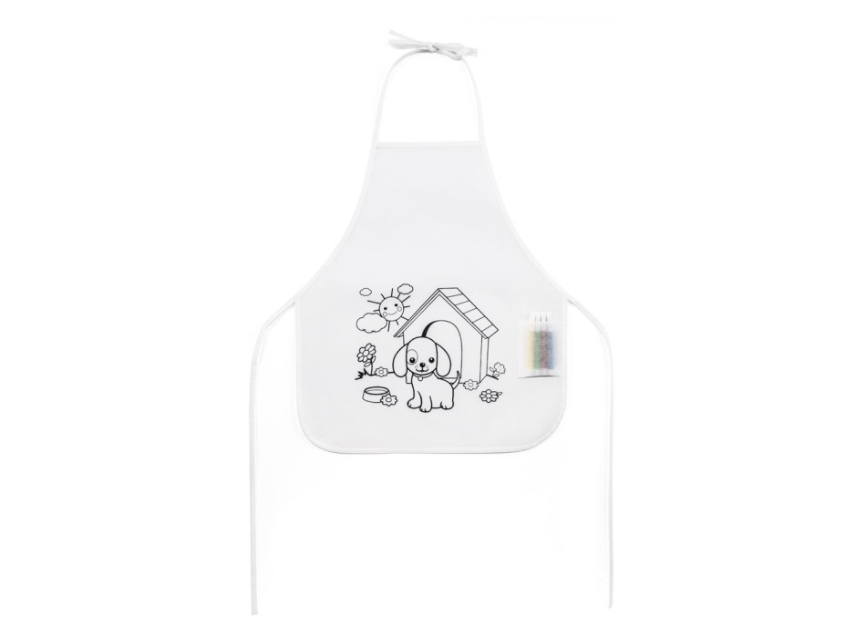 NILO. Grembiule per bambini da colorare in TNT (80 g/m²) FullGadgets.com