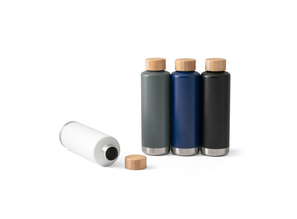 NORRE BOTTLE. Borraccia in acciaio inox (riciclata al 36%) con doppio corpo e sistema sottovuoto 640 mL FullGadgets.com