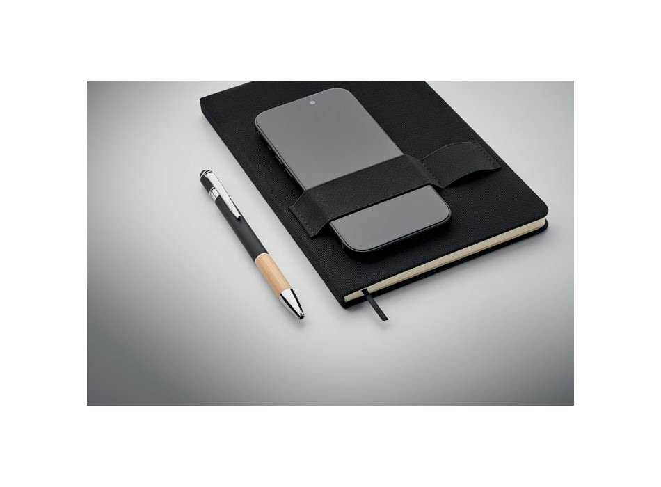 NOTA - Notebook A5 RPET con penna FullGadgets.com
