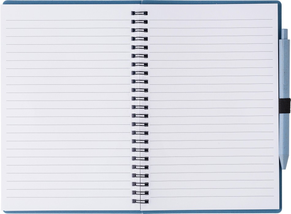 Notebook in fibra di grano con penna Massimo FullGadgets.com