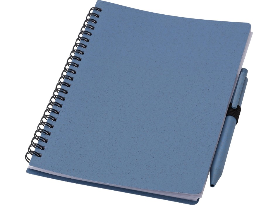 Notebook in fibra di grano con penna Massimo FullGadgets.com