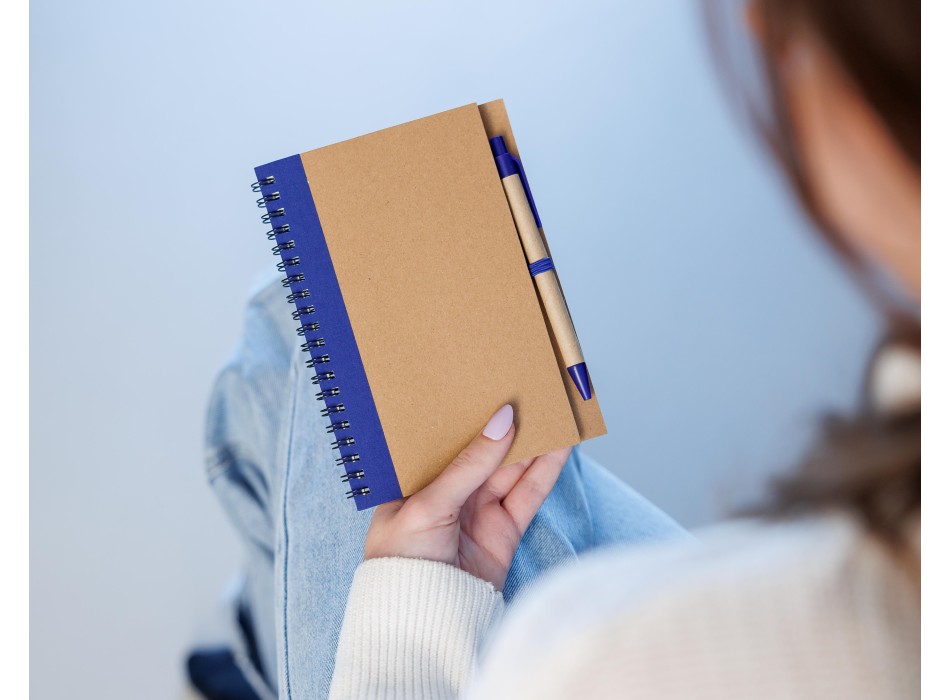 Notebook Stella | Recycled cardboard | Lined | Ballpen FullGadgets.com