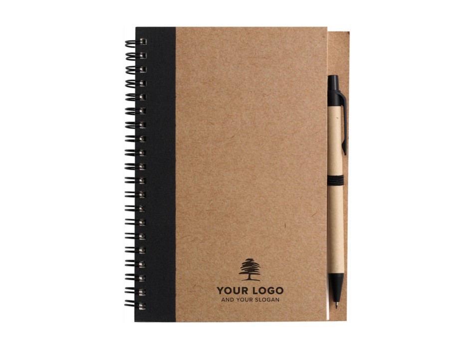 Notebook Stella | Recycled cardboard | Lined | With ballpen FullGadgets.com