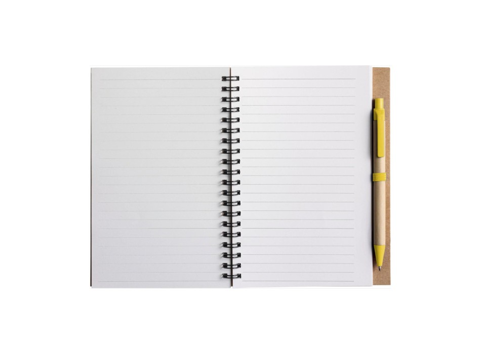 Notebook Stella | Recycled cardboard | Lined | With ballpen FullGadgets.com