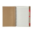 Notebook Stella | Recycled cardboard | Lined | With ballpen FullGadgets.com