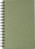 Notebook wire-o con copertina rigida in cartone riciclato Caleb