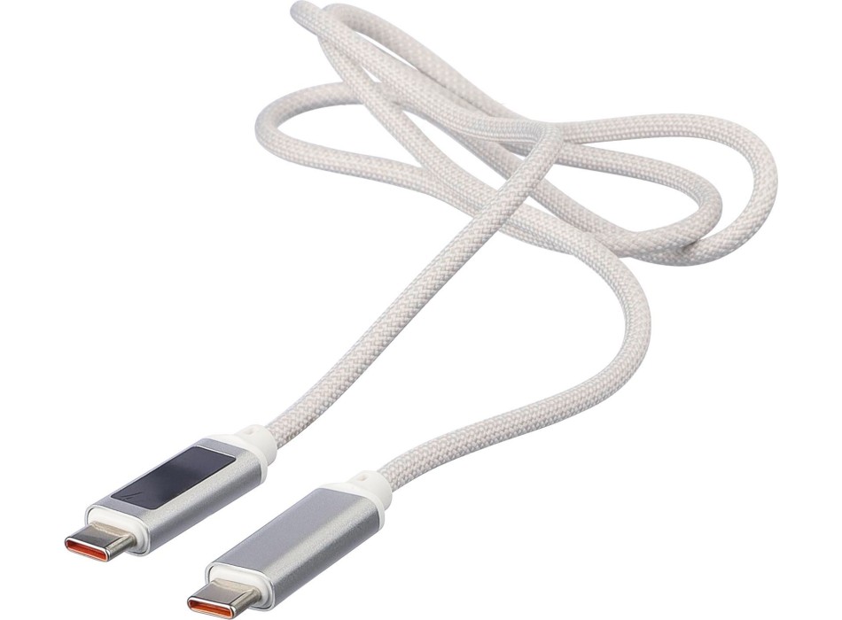 Nylon fabric charging cable 65W Claudia FullGadgets.com