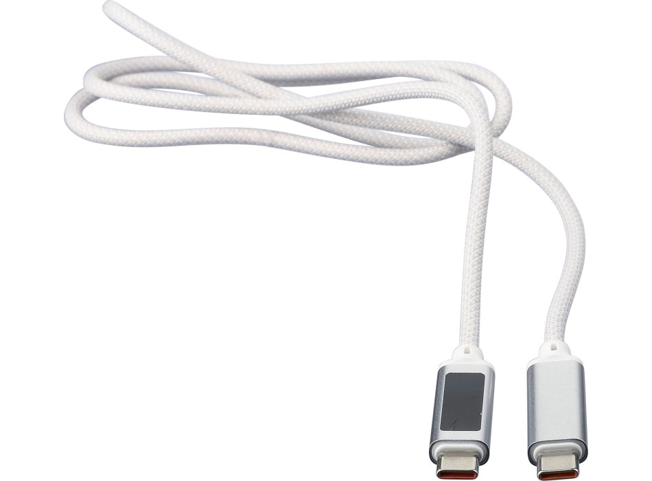 Nylon fabric charging cable 65W Claudia FullGadgets.com