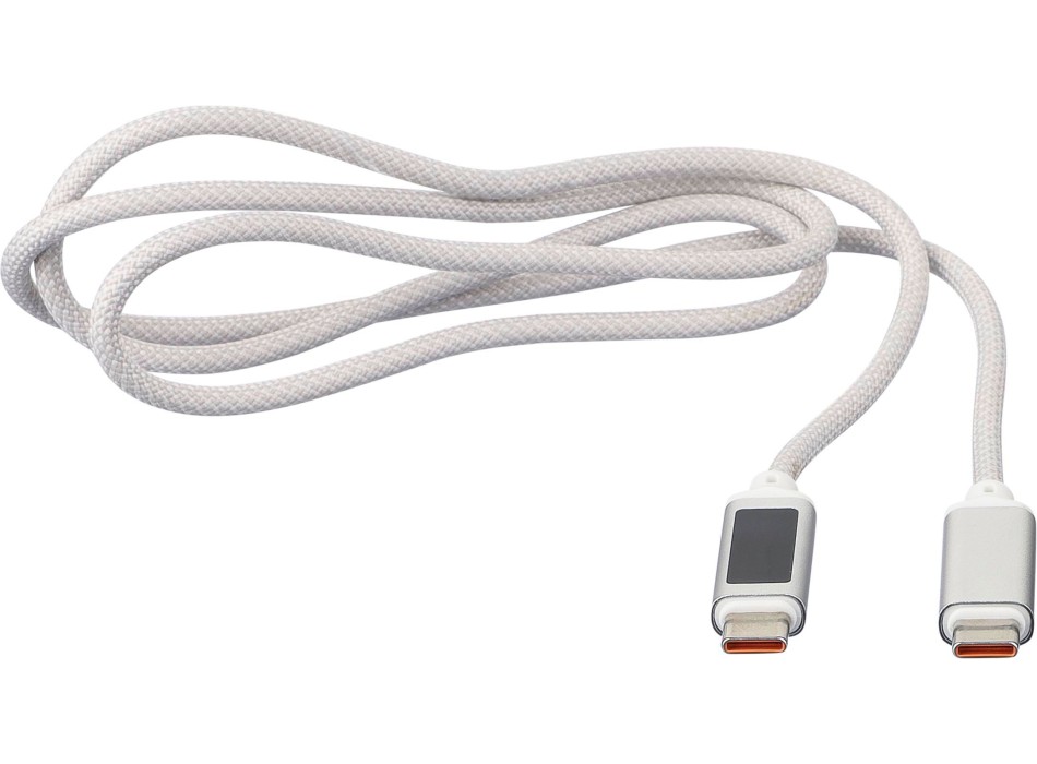 Nylon fabric charging cable 65W Claudia FullGadgets.com
