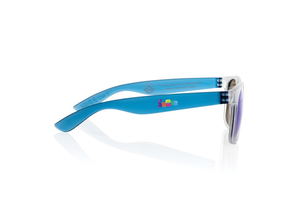 Occhiali da sole con lenti a specchio in PC riciclato Gleam FullGadgets.com