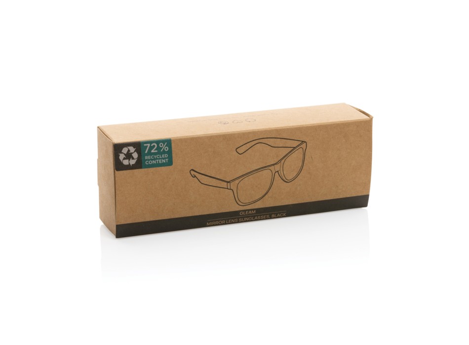 Occhiali da sole con lenti a specchio in PC riciclato Gleam FullGadgets.com