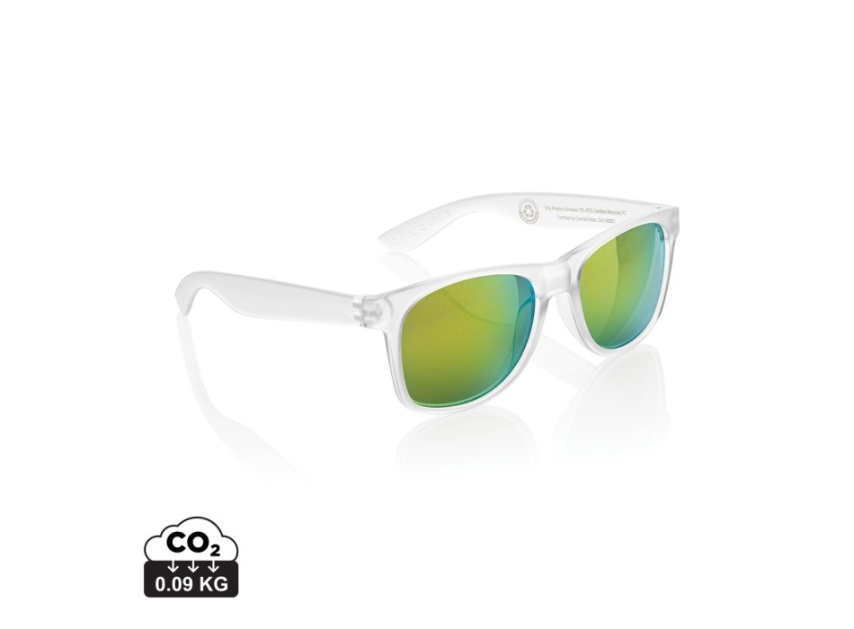 Occhiali da sole con lenti a specchio in PC riciclato Gleam FullGadgets.com