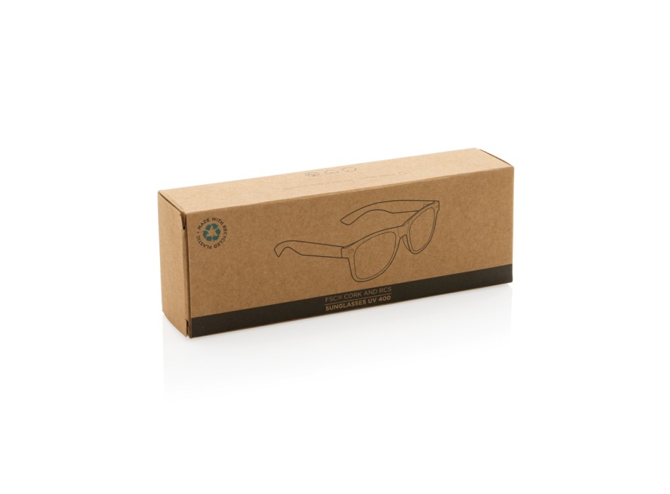 Occhiali da sole in PP riciclato GRS e sughero FullGadgets.com