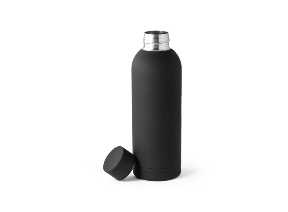ODIN. Borraccia in acciaio inox (riciclata al 36%) con finitura in gomma 550ml FullGadgets.com