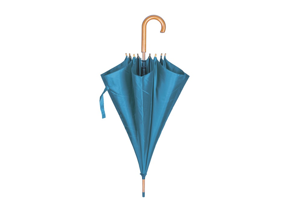 Ombrello automatico con fusto, puntale e manico in legno FullGadgets.com