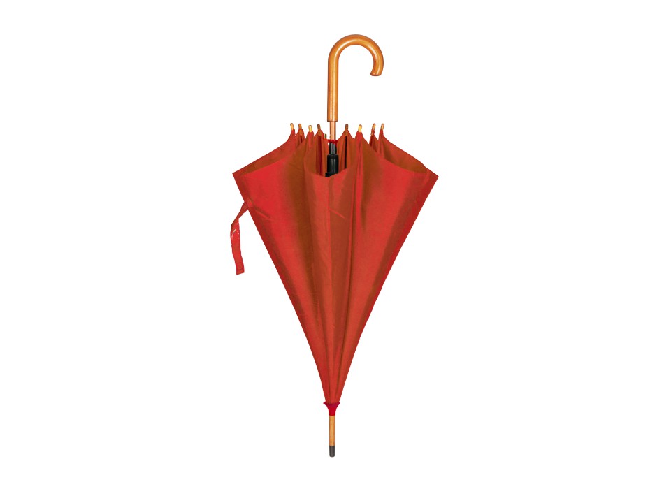 Ombrello automatico con fusto, puntale e manico in legno FullGadgets.com