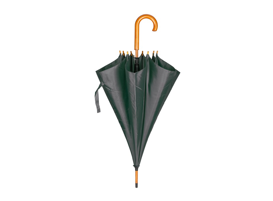 Ombrello automatico con fusto, puntale e manico in legno FullGadgets.com