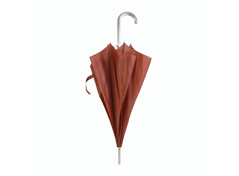 Ombrello automatico tinta unita, fusto, puntale e manico curvo in alluminio FullGadgets.com