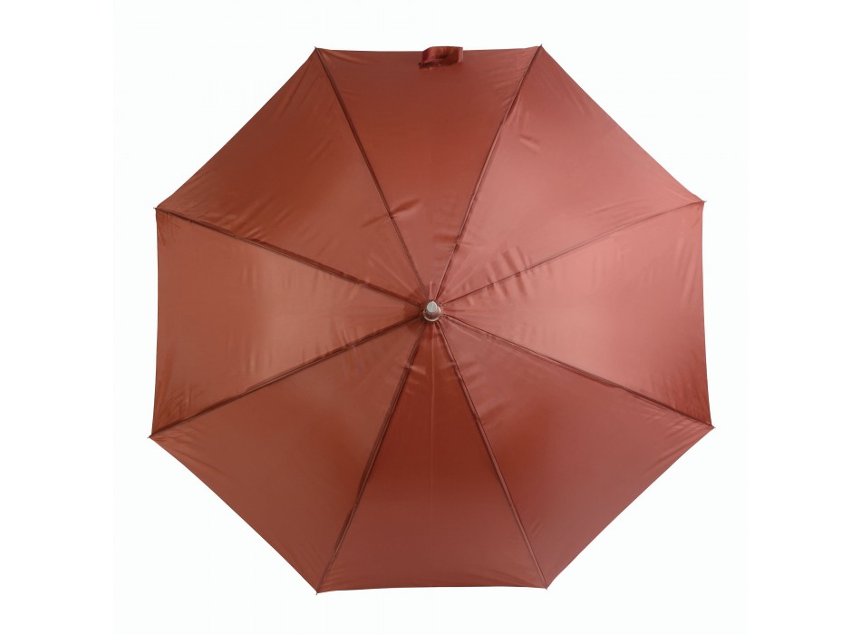 Ombrello automatico tinta unita, fusto, puntale e manico curvo in alluminio FullGadgets.com