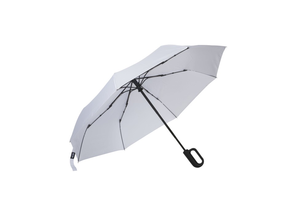 Ombrello in R-PET automatico con manico moschettone FullGadgets.com