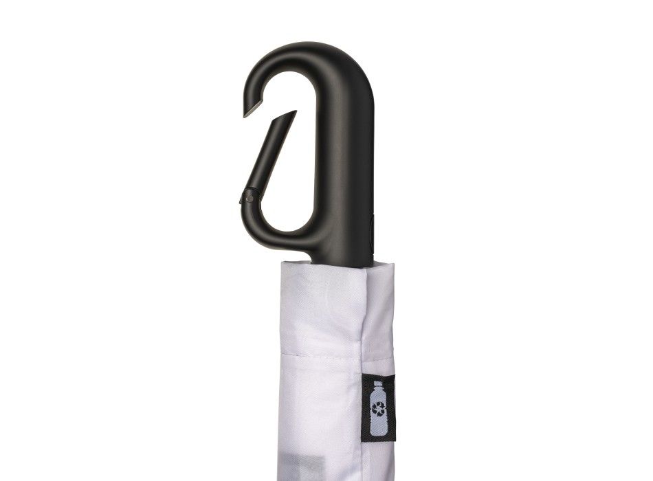 Ombrello in R-PET automatico con manico moschettone FullGadgets.com