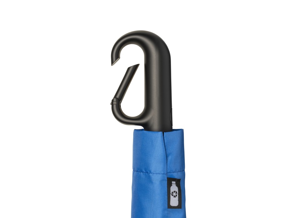 Ombrello in R-PET automatico con manico moschettone FullGadgets.com