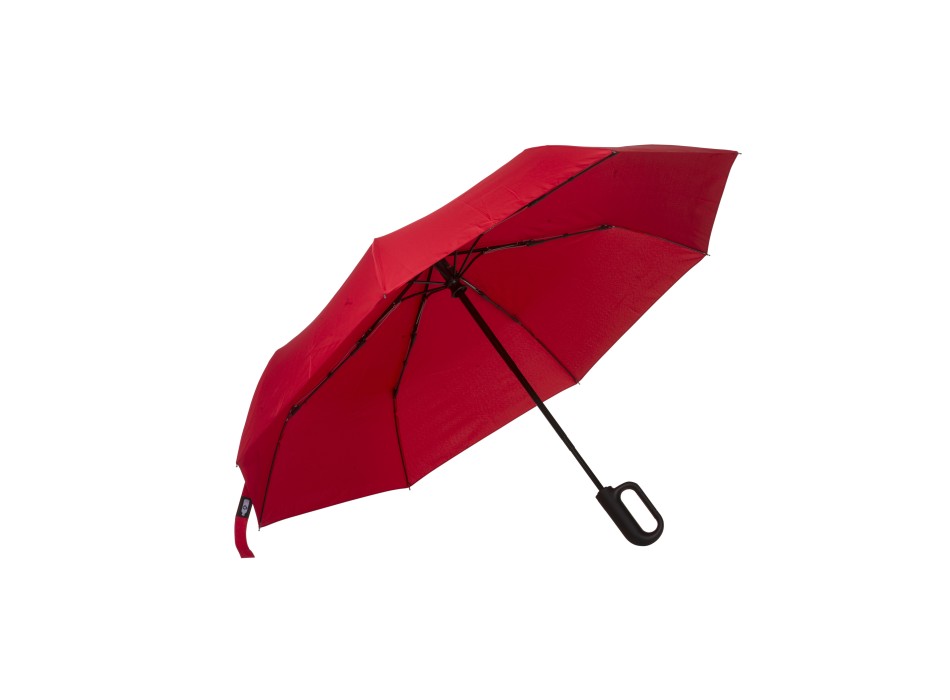 Ombrello in R-PET automatico con manico moschettone FullGadgets.com