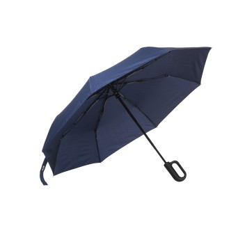 Ombrello in R-PET automatico con manico moschettone FullGadgets.com