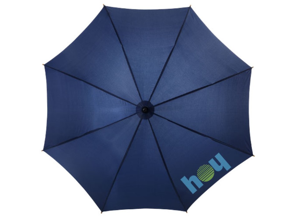 Ombrello Kyle da 23'' con apertura automatica, manico e asta in legno FullGadgets.com