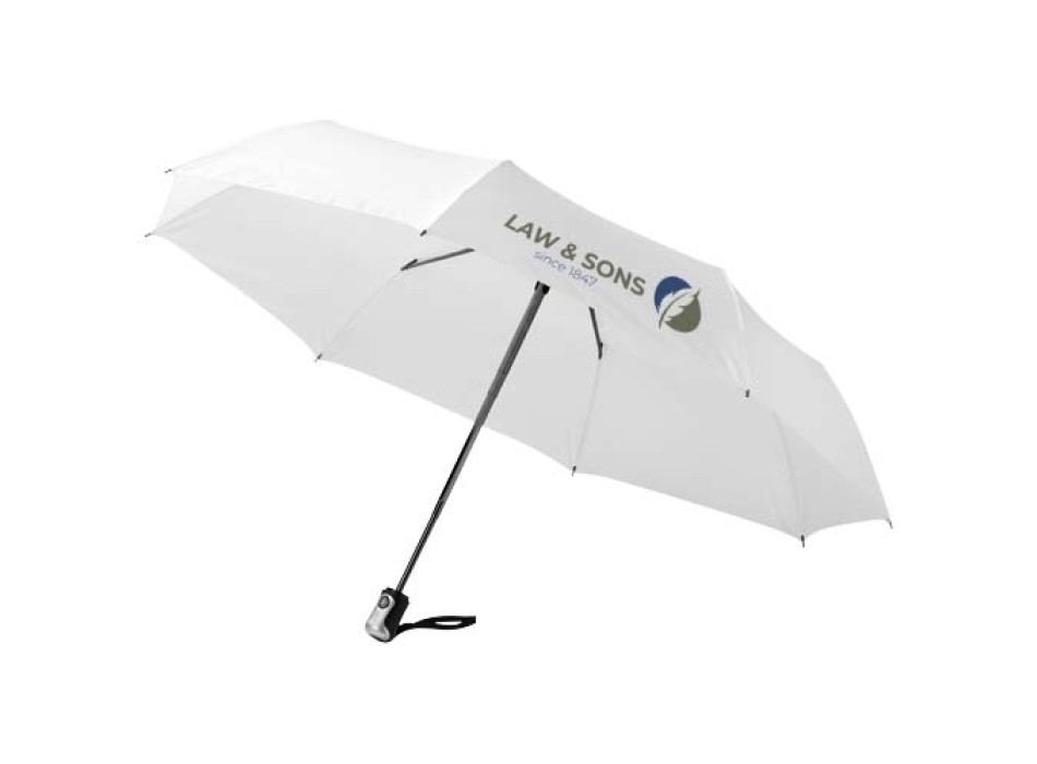 Ombrello pieghevole Alex da 21,5" con chiusura/apertura automatica FullGadgets.com