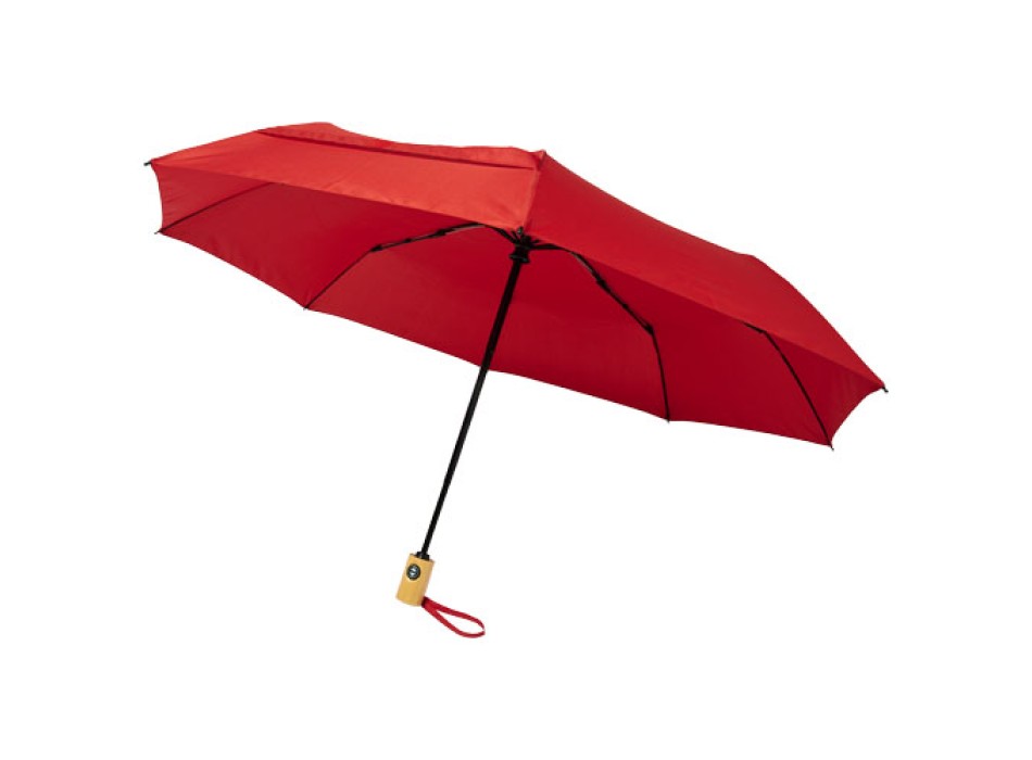 Ombrello pieghevole Bo da 21" ad apertura/chiusura automatica in PET riciclato FullGadgets.com