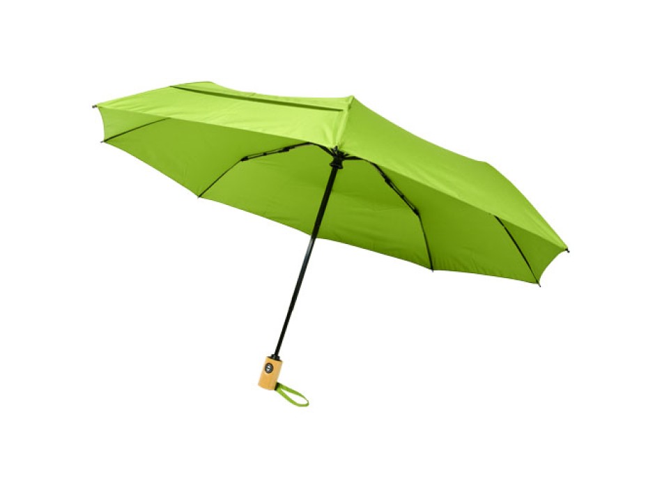 Ombrello pieghevole Bo da 21" ad apertura/chiusura automatica in PET riciclato FullGadgets.com