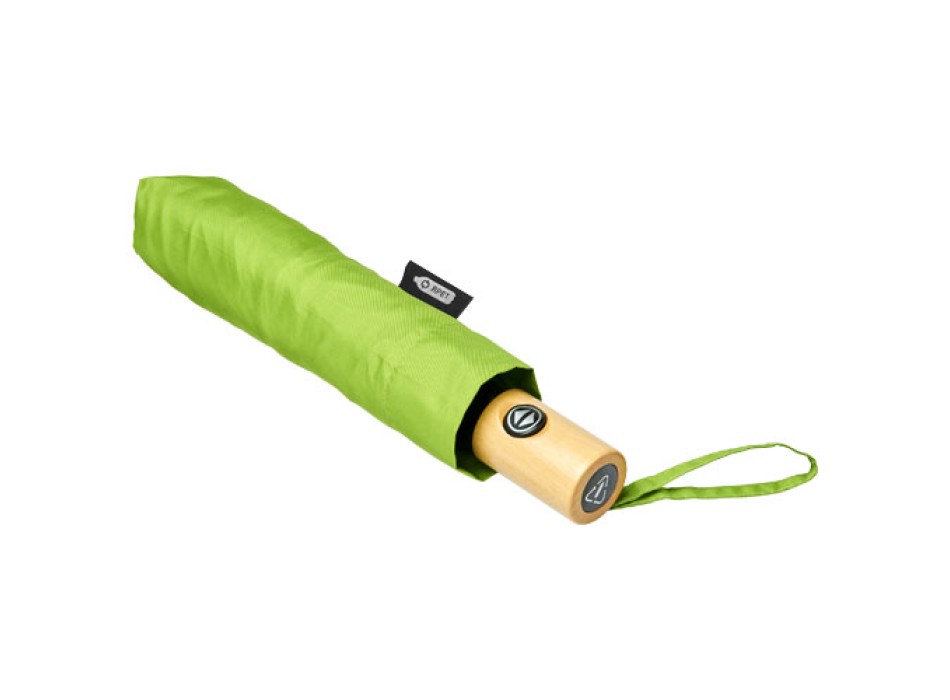 Ombrello pieghevole Bo da 21" ad apertura/chiusura automatica in PET riciclato FullGadgets.com