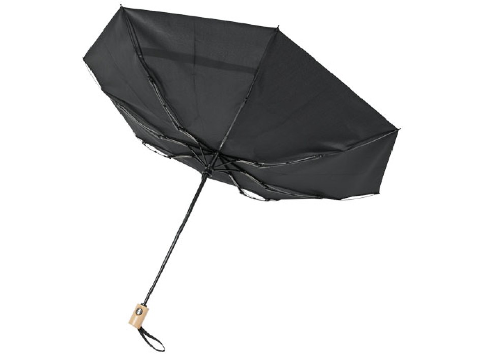 Ombrello pieghevole Bo da 21" ad apertura/chiusura automatica in PET riciclato FullGadgets.com