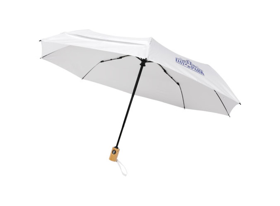 Ombrello pieghevole Bo da 21" ad apertura/chiusura automatica in PET riciclato FullGadgets.com