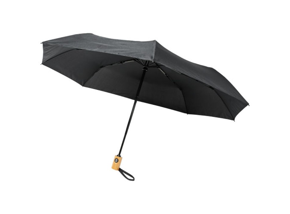 Ombrello pieghevole Bo da 21" ad apertura/chiusura automatica in PET riciclato FullGadgets.com