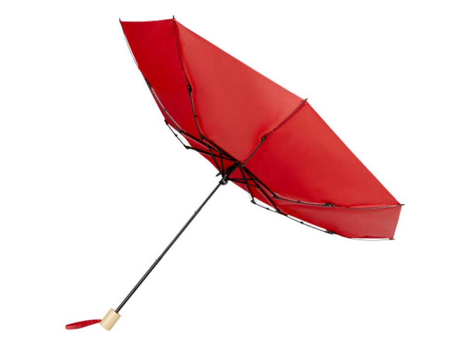 Ombrello pieghevole in PET riciclato antivento da 21" Birgit FullGadgets.com