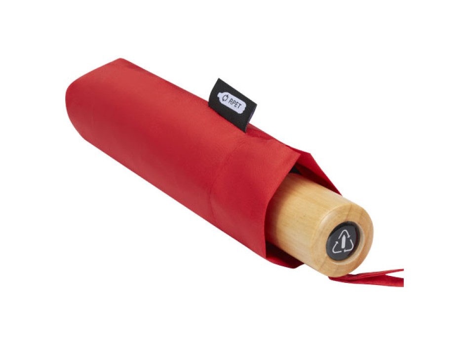 Ombrello pieghevole in PET riciclato antivento da 21" Birgit FullGadgets.com