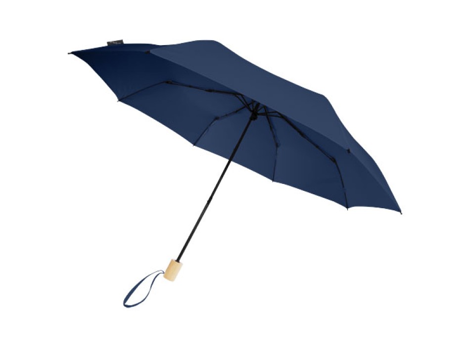 Ombrello pieghevole in PET riciclato antivento da 21" Birgit FullGadgets.com