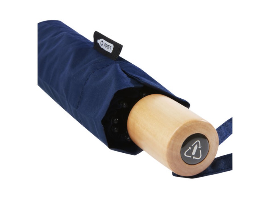 Ombrello pieghevole in PET riciclato antivento da 21" Birgit FullGadgets.com