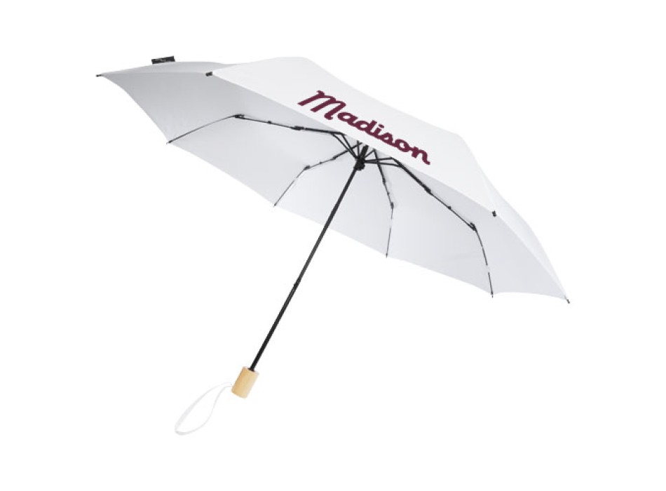 Ombrello pieghevole in PET riciclato antivento da 21" Birgit FullGadgets.com