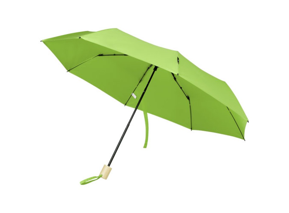 Ombrello pieghevole in PET riciclato antivento da 21" Birgit FullGadgets.com