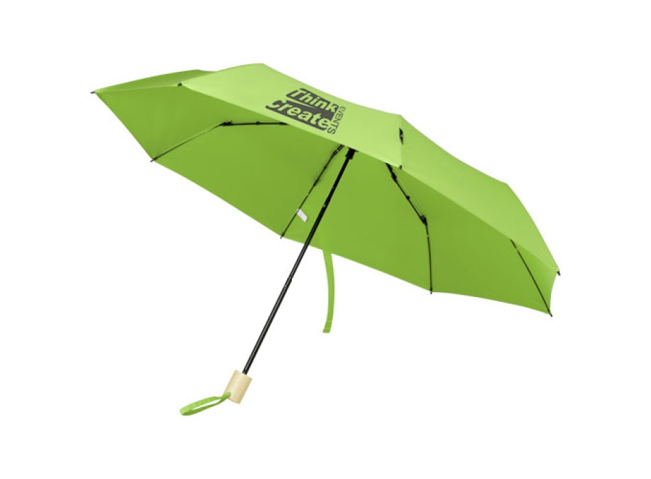 Ombrello pieghevole in PET riciclato antivento da 21" Birgit FullGadgets.com