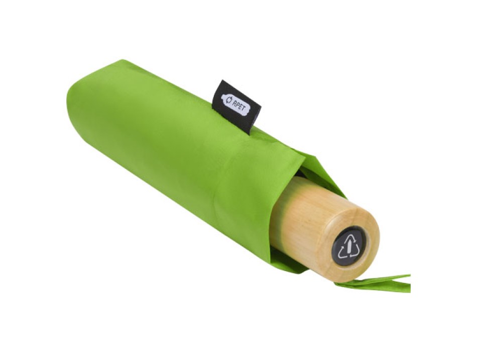 Ombrello pieghevole in PET riciclato antivento da 21" Birgit FullGadgets.com