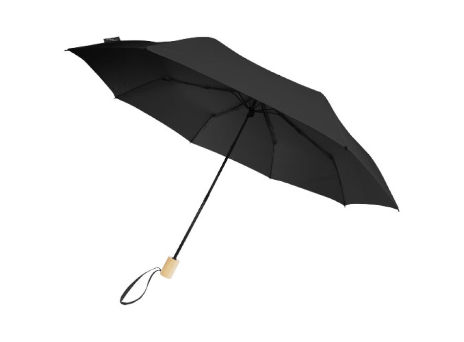 Ombrello pieghevole in PET riciclato antivento da 21" Birgit FullGadgets.com