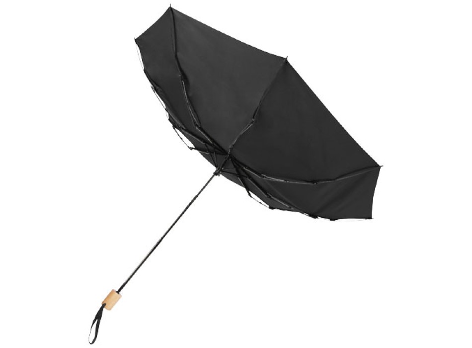 Ombrello pieghevole in PET riciclato antivento da 21" Birgit FullGadgets.com