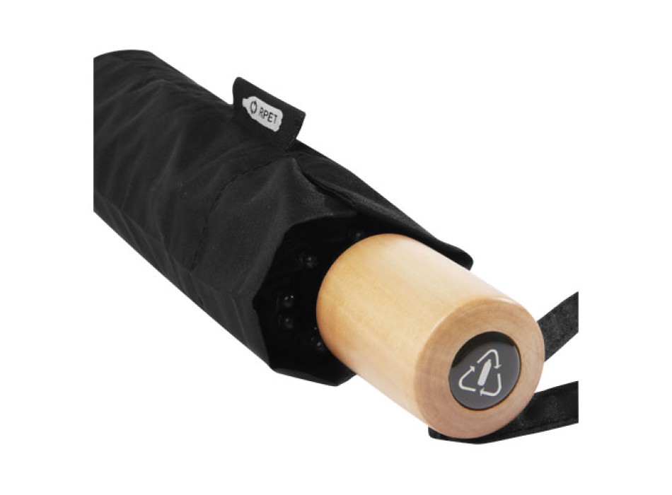 Ombrello pieghevole in PET riciclato antivento da 21" Birgit FullGadgets.com