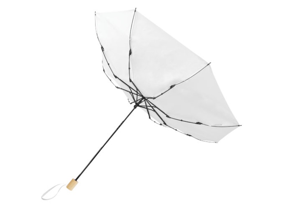 Ombrello pieghevole in PET riciclato antivento da 21" Birgit FullGadgets.com