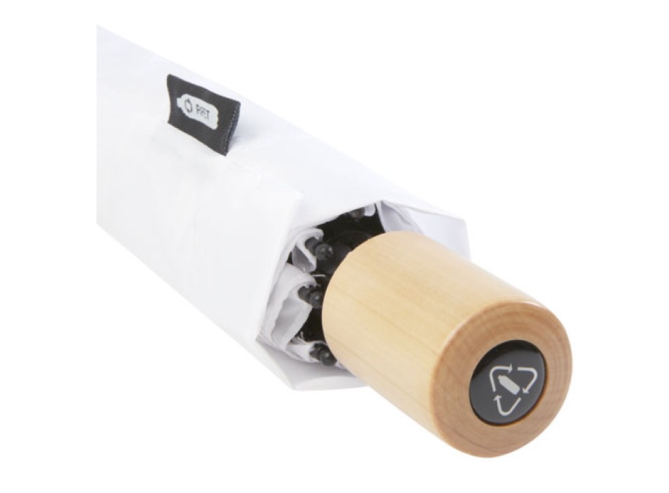 Ombrello pieghevole in PET riciclato antivento da 21" Birgit FullGadgets.com