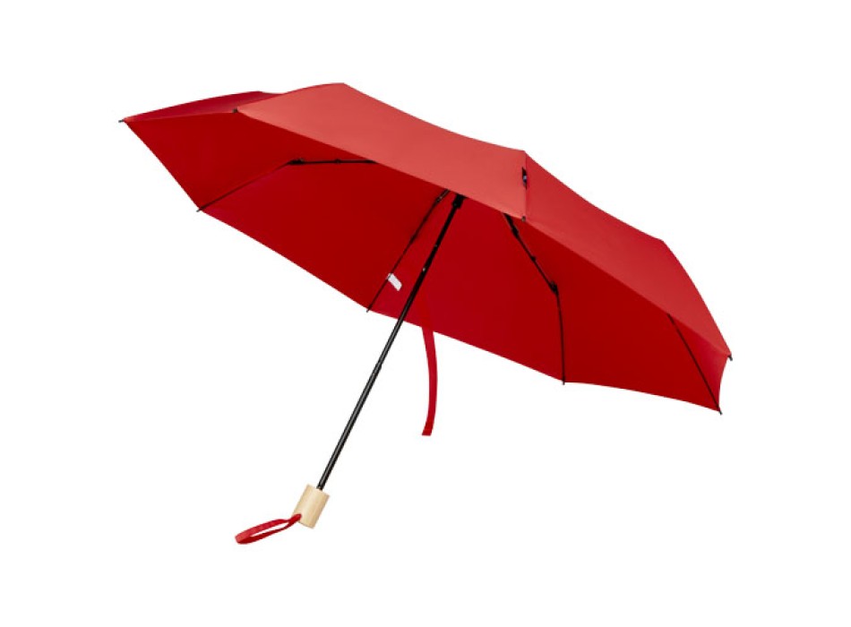 Ombrello pieghevole in PET riciclato antivento da 21" Birgit FullGadgets.com